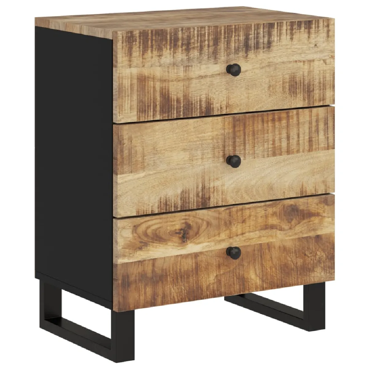 VIDAXL Table de chevet bois de manguier
