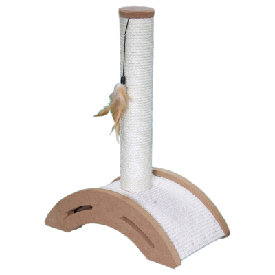 Petrebels Kratzsäule mit Spielzeug Gunnar
