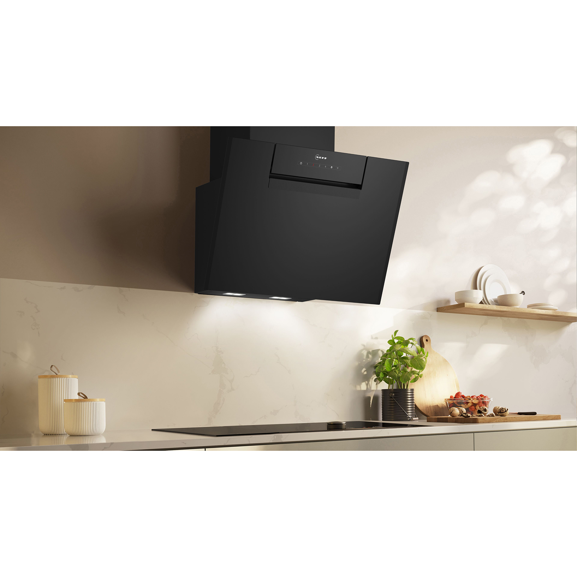 NEFF Kopffreihaube D65IFNS0 - schwarz - A+