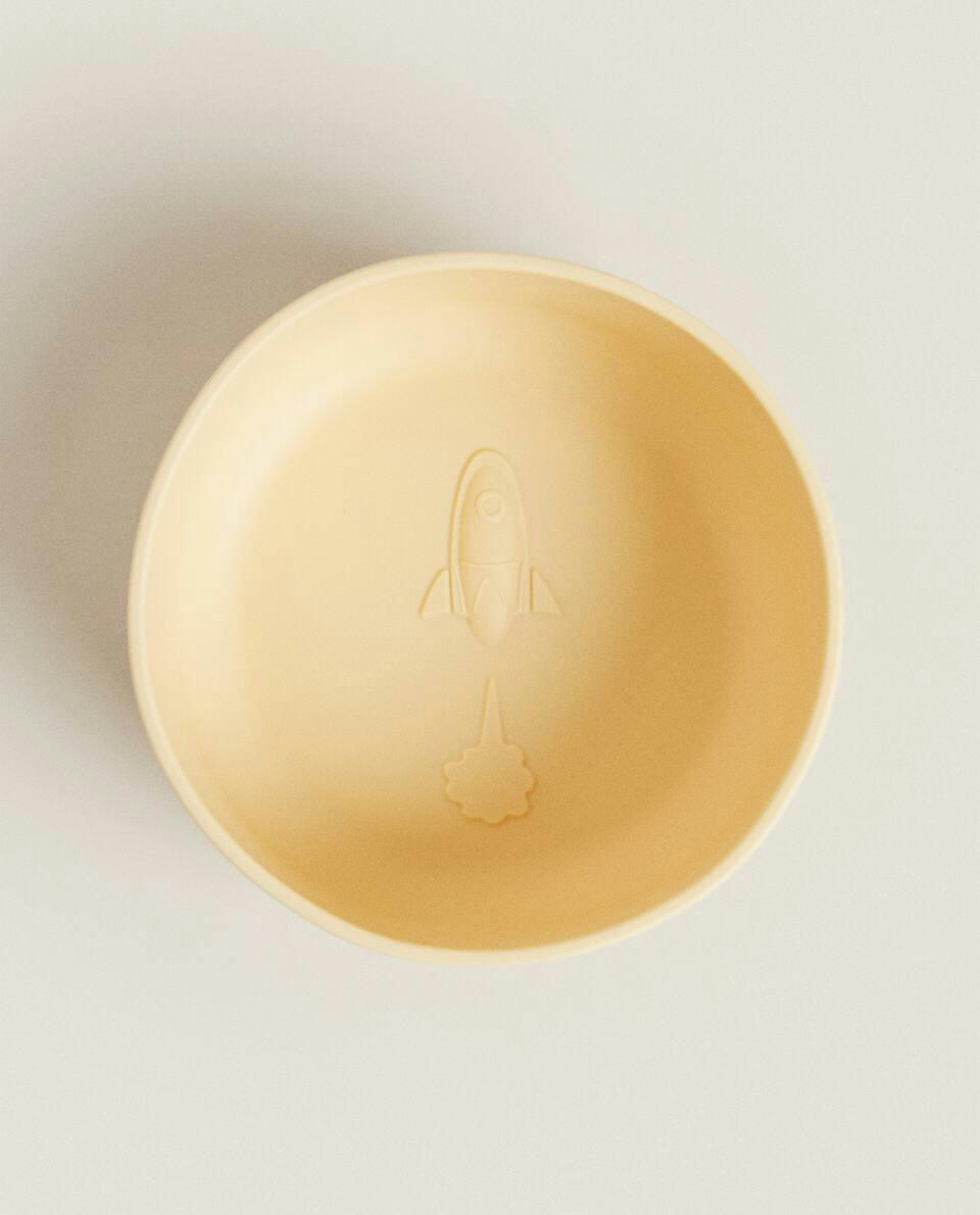 TIGELA DE SILICONE COM FOGUETES
