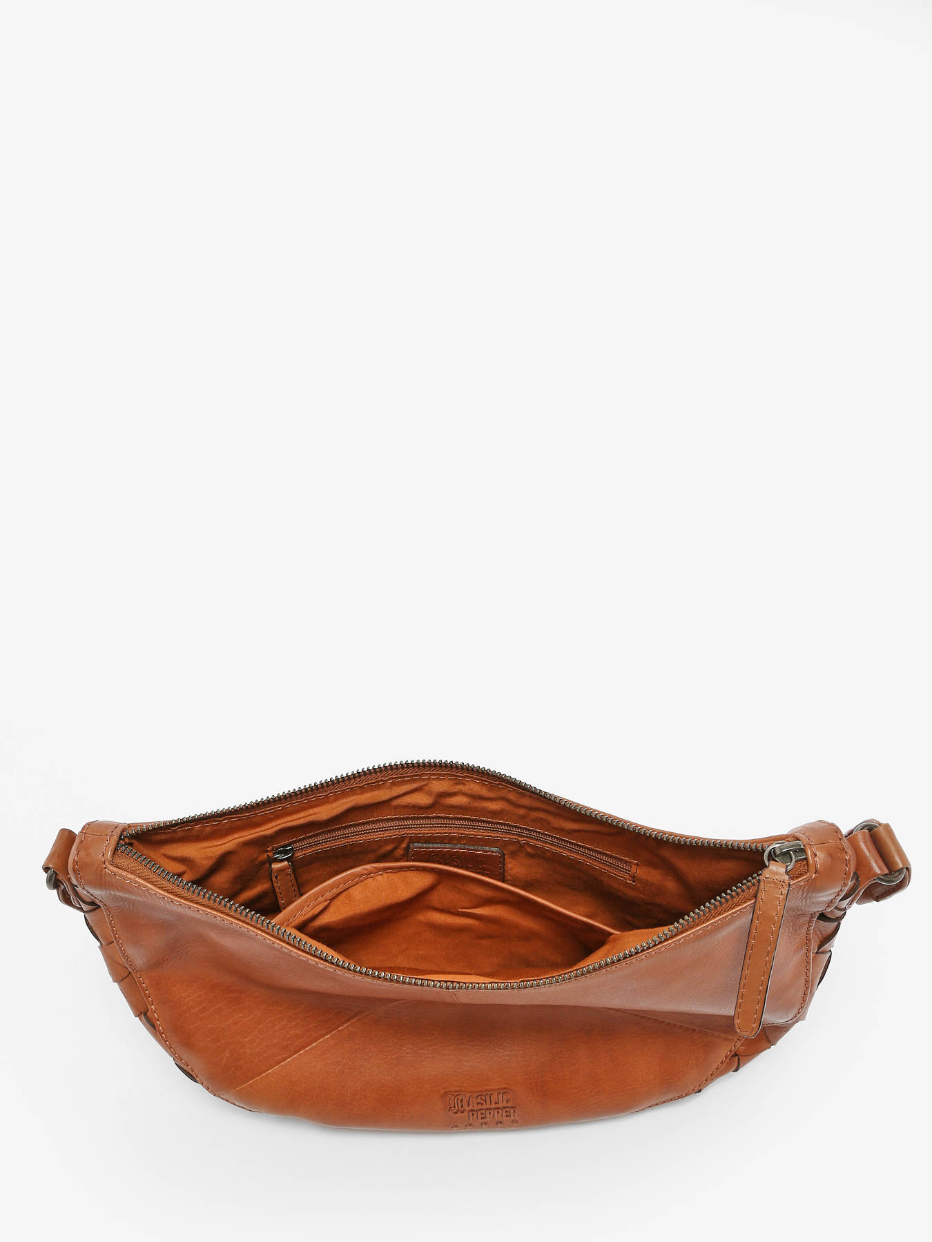 Sac port paule Obbo cuir BASILIC PEPPER