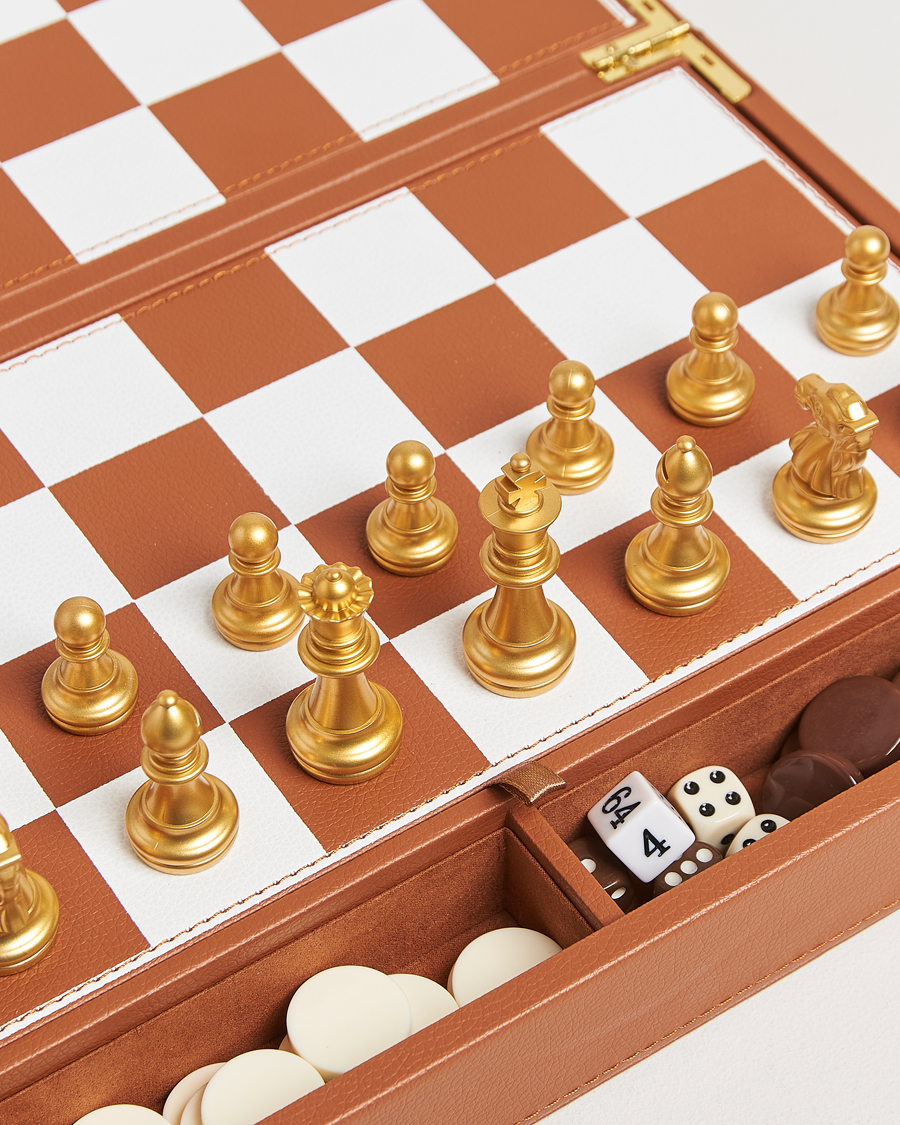 Authentic Models Chess & Backgammon Case