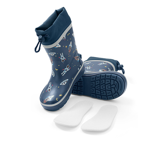 Gummistiefel, blau Outerspace