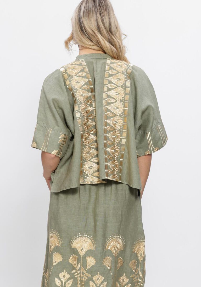 groene greek archaic kori blouses s26k-2075047
