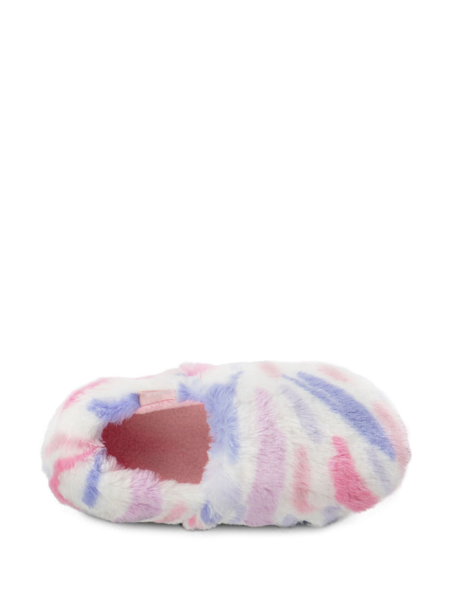 Roze - Totes groene lage pantoffels met dichte achterkant van fleece voor de winter