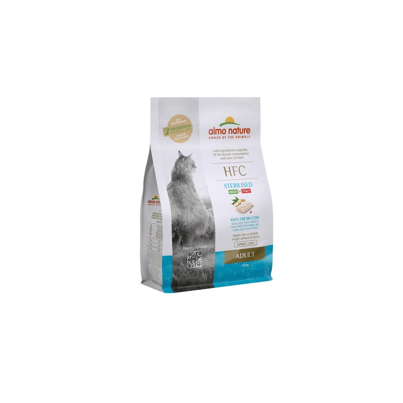 Almo nature ALMO Adult Sterilized 300g Kabeljau