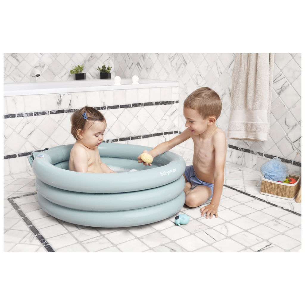 BabymoovBabymoov   Aufblasbare Badewanne inkl. Badesitz aqua dots