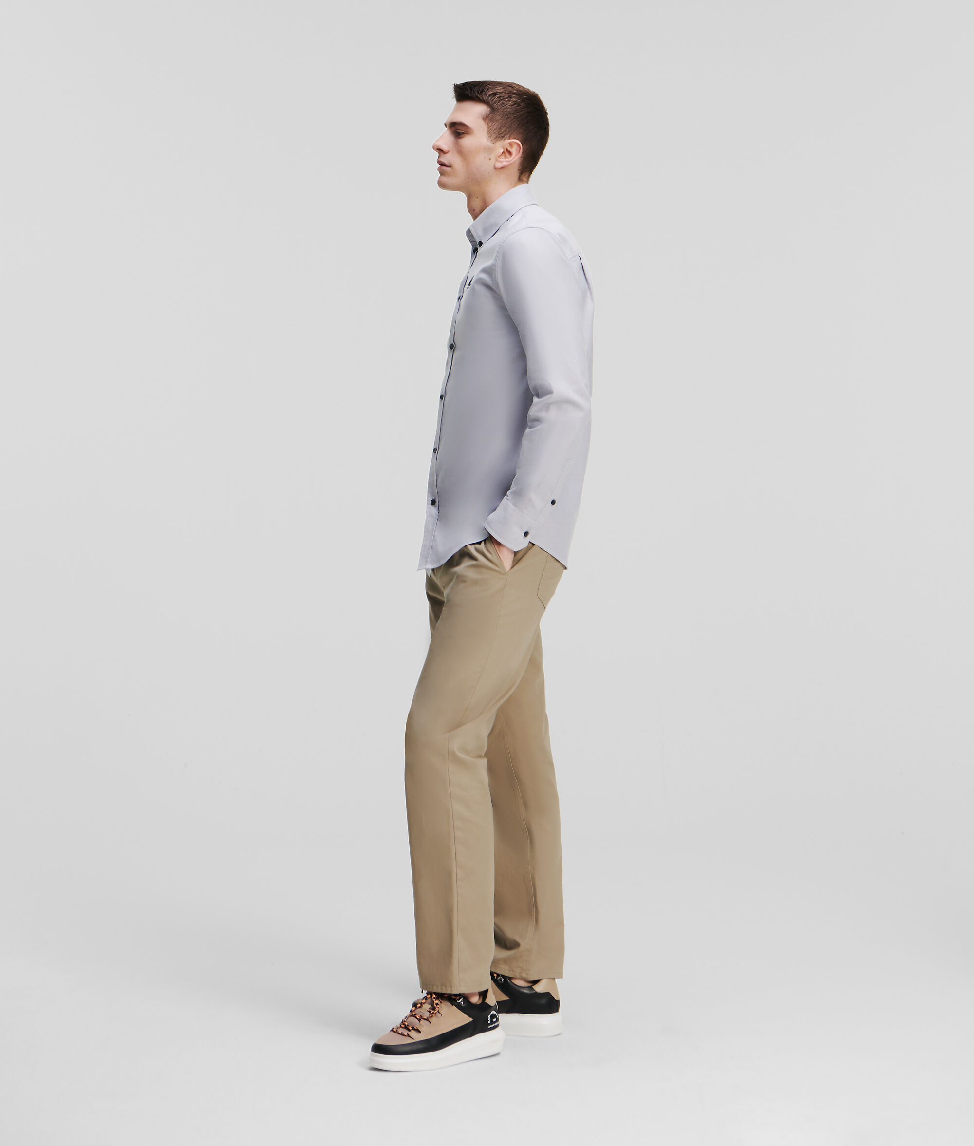 CHEMISE OXFORD KL MONOGRAM