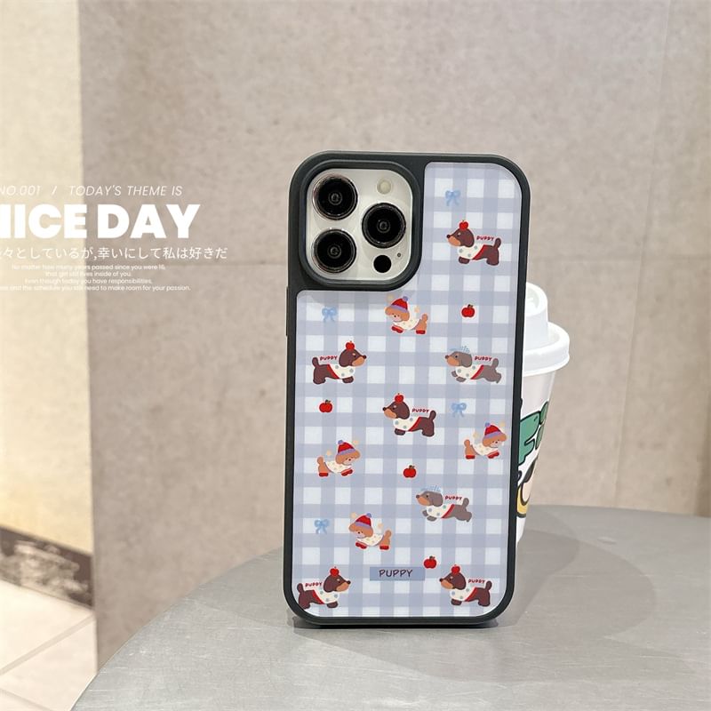 Fonekase - Hondenruit Telefoonhoesje - Apple iPhone 16 Pro Max / 16 Pro / 16 Plus / 16 / 15 Pro Max / 15 Pro / 15 Plus / 15 / 14 Pro Max / 14 Pro / 14 Plus / 14 / SE / 13 Pro Max / 13 Pro / 13