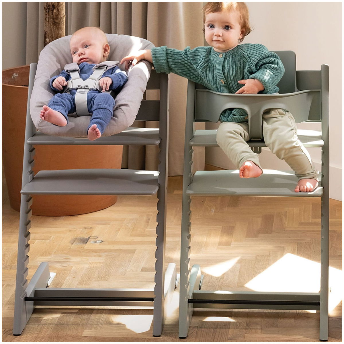 STOKKESTOKKE   Tripp Trapp Bundle Newborn Baby Set natur/grey