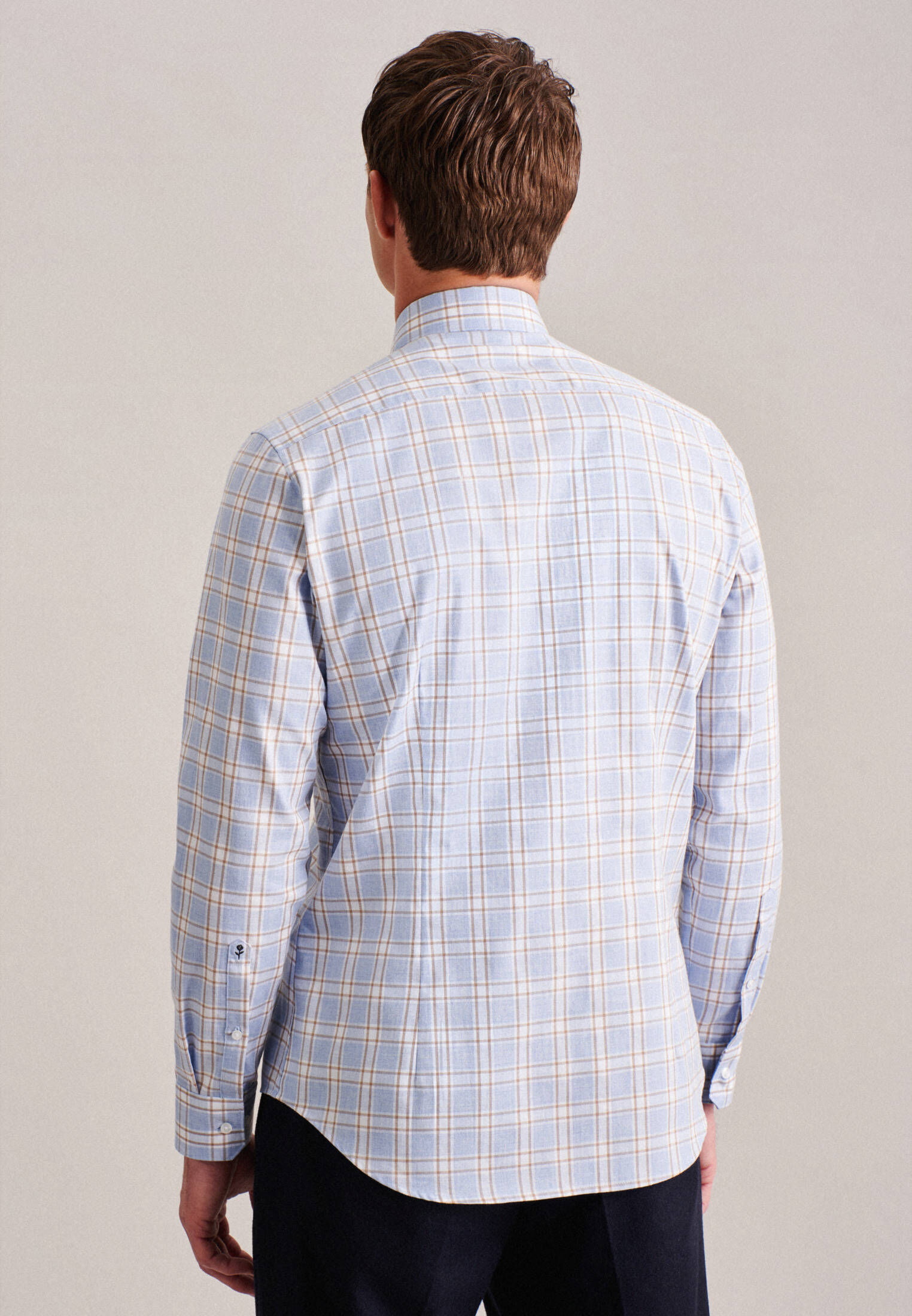 Seidensticker| Herren Flanellhemd X-Slim