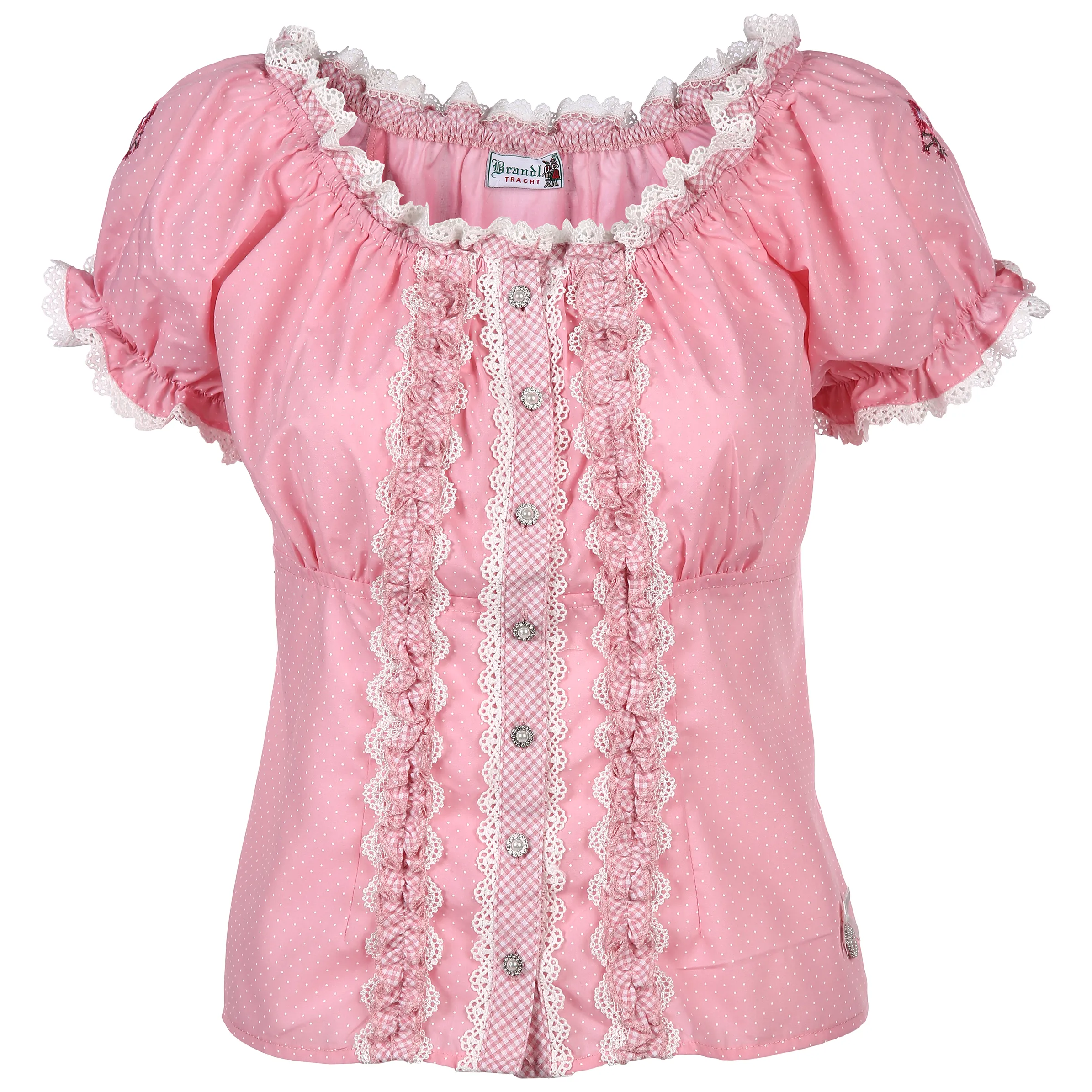 Damen Trachtenbluse mit Stickerei