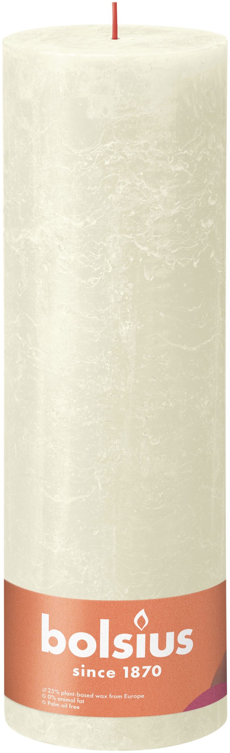 Bolsius Rustiekkaars 300/100 Soft Pearl (1 stuk)