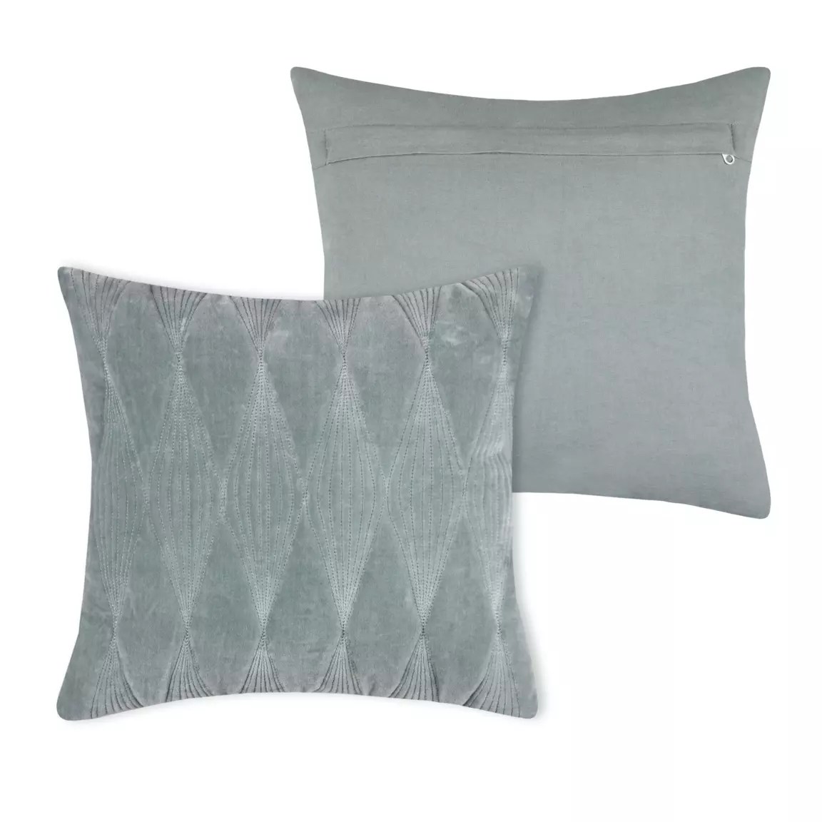 Coussin carré (40 cm) Naomie Vert jade