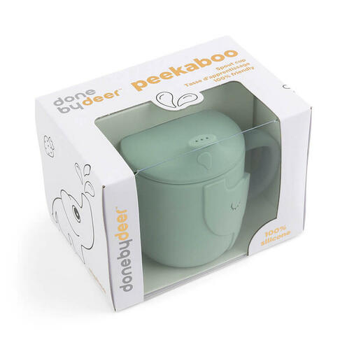 Tasse d'Apprentissage Peekaboo ELPHEE Vert - DONE BY DEER