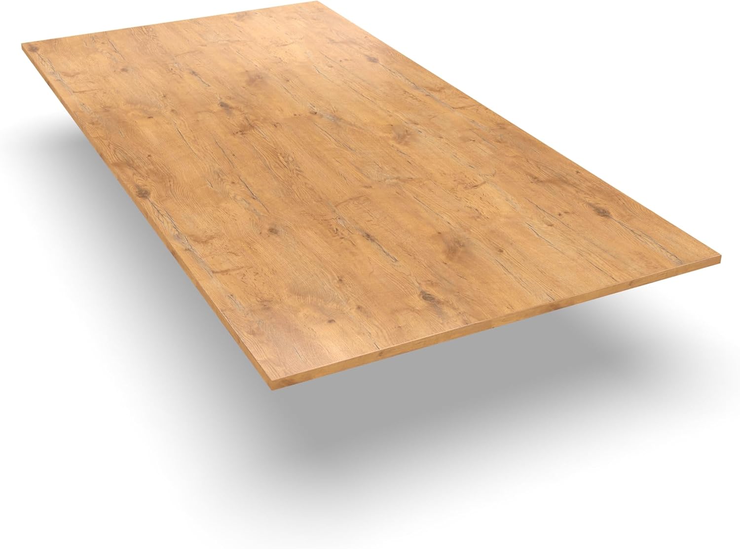 AUPROTEC Tischplatte 19mm Pale Lancelot Oak 200x100 cm I Spanplatte mit 2mm ABS Kante & PU-Verleimung I melaminharzbeschichtet I robust & wasserabweisend