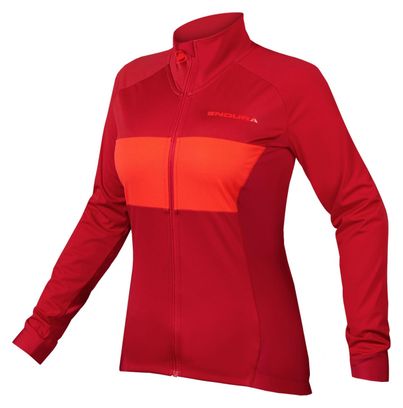 Maillot Manches Longues Femme Endura FS260-Pro Jetstream Rouge