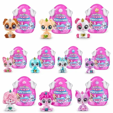 Zuru Überraschungsspielzeug Rainbocorns Pocket Puppycorn Surprise 5, sortiert
