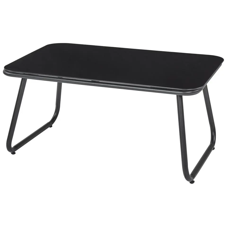 POMONTE - Tuinset 4-zits - Zwart - Staal