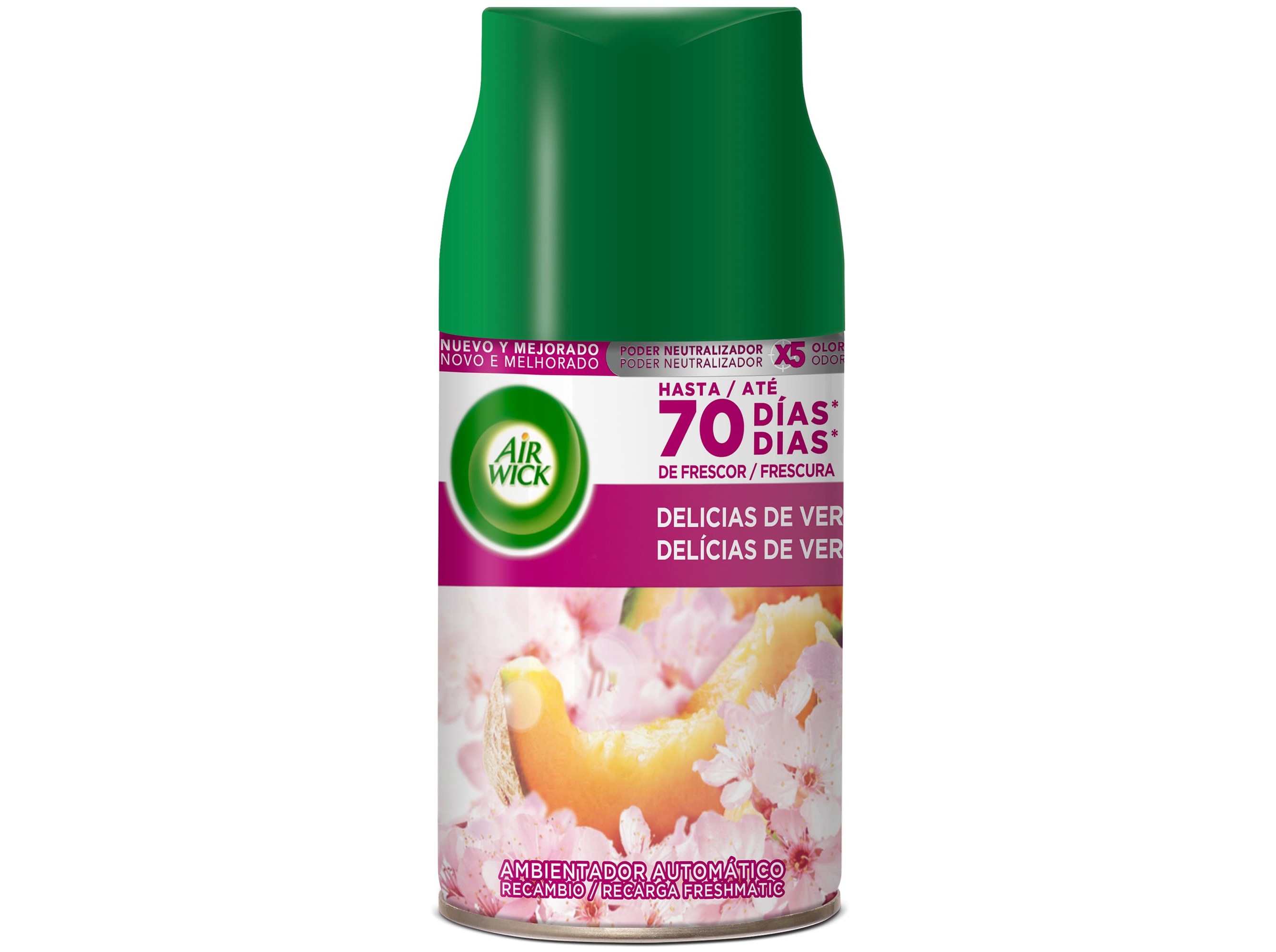 AMBIENTADOR AIR WICK FRESHMATIC RECARGA DELÍCIAS DE VERÃO 250ML