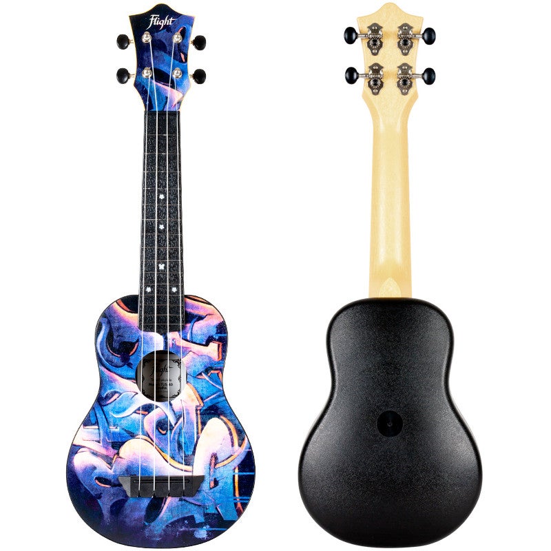 Flight Travel Series TUS40 Graffiti sopraan ukelele met gigbag