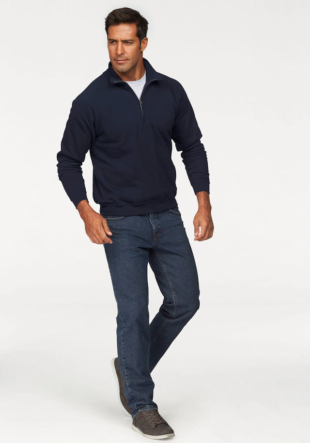 Fruit of the Loom Sweatshirt , mit Reissverschluss