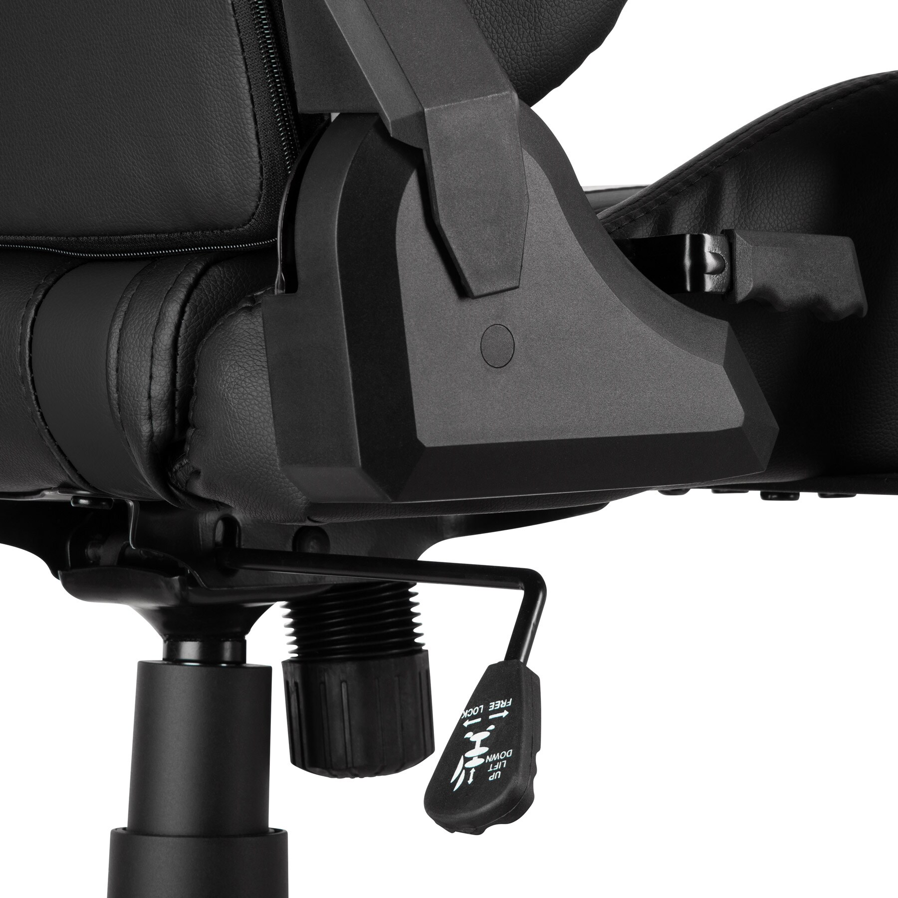 tectake® Racing Gaming Stuhl, ergonomische Form, mit verstellbarer Rückenlehne, Kunstlederbezug, abnehmbares Nacken- und Lendenkissen, Belastbarkeit 120 kg