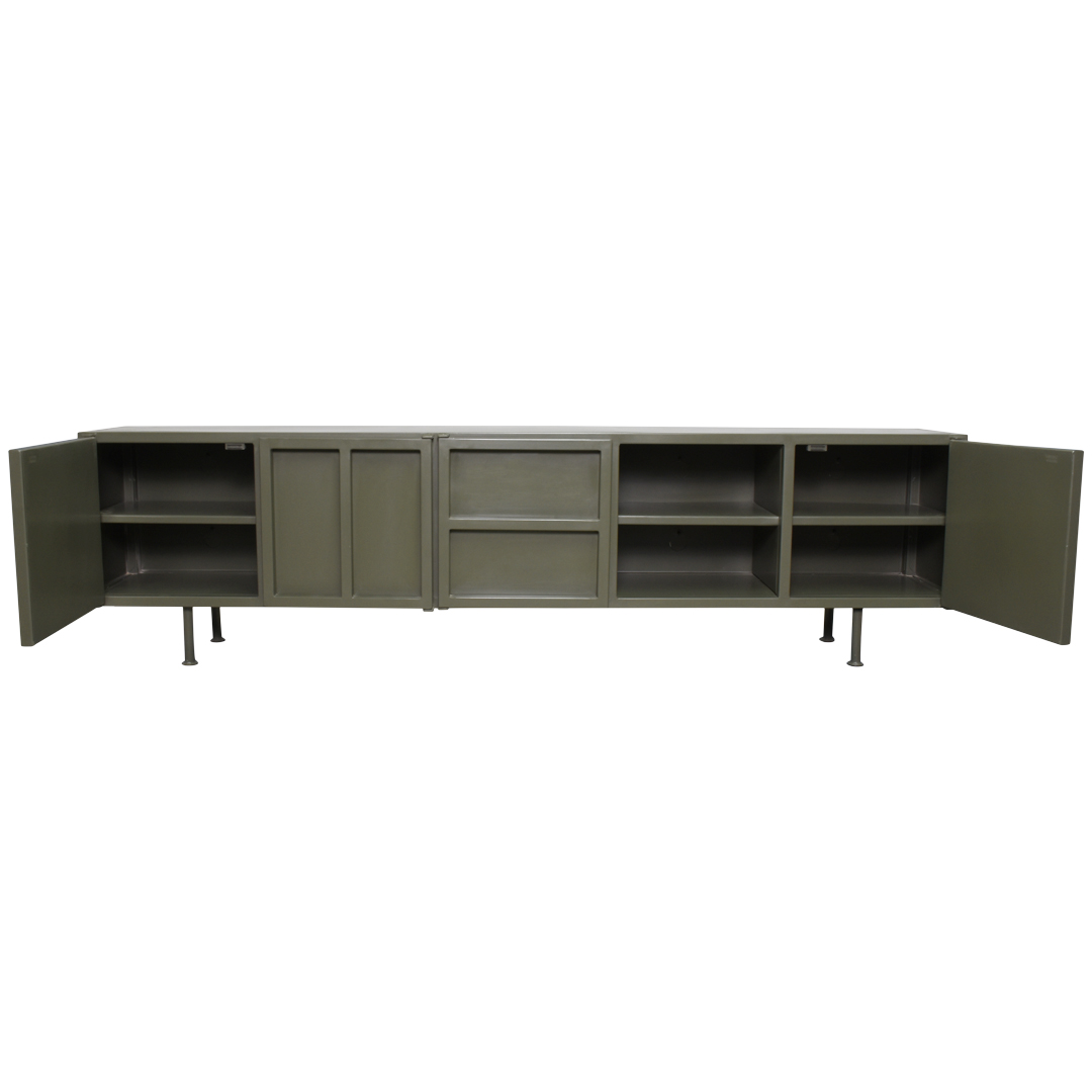 TV-dressoir Calgary Olijf 54x200x33.5cm