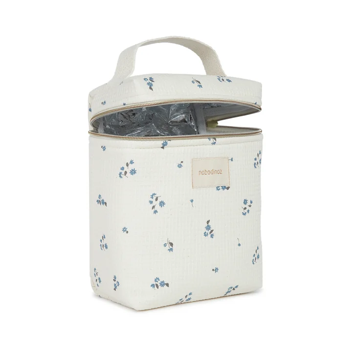 Nobodinoz - Concerto isolierte Lunchbag, ivory checks