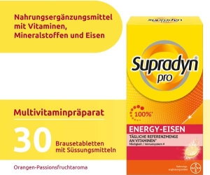 Supradyn pro energy complex Brausetabletten, 30 Stück