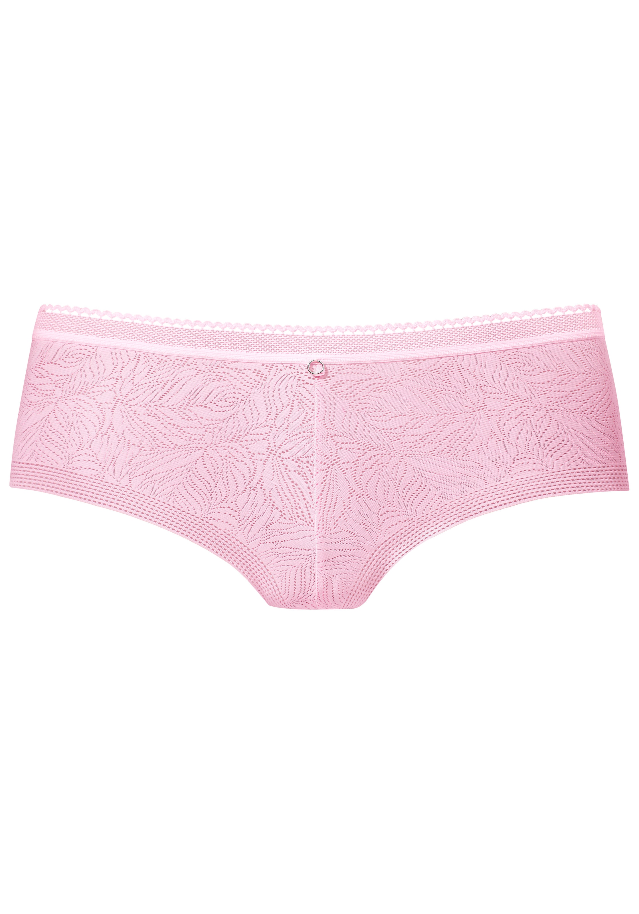 LASCANA Panty , aus extra flachem Material in blumiger Optik