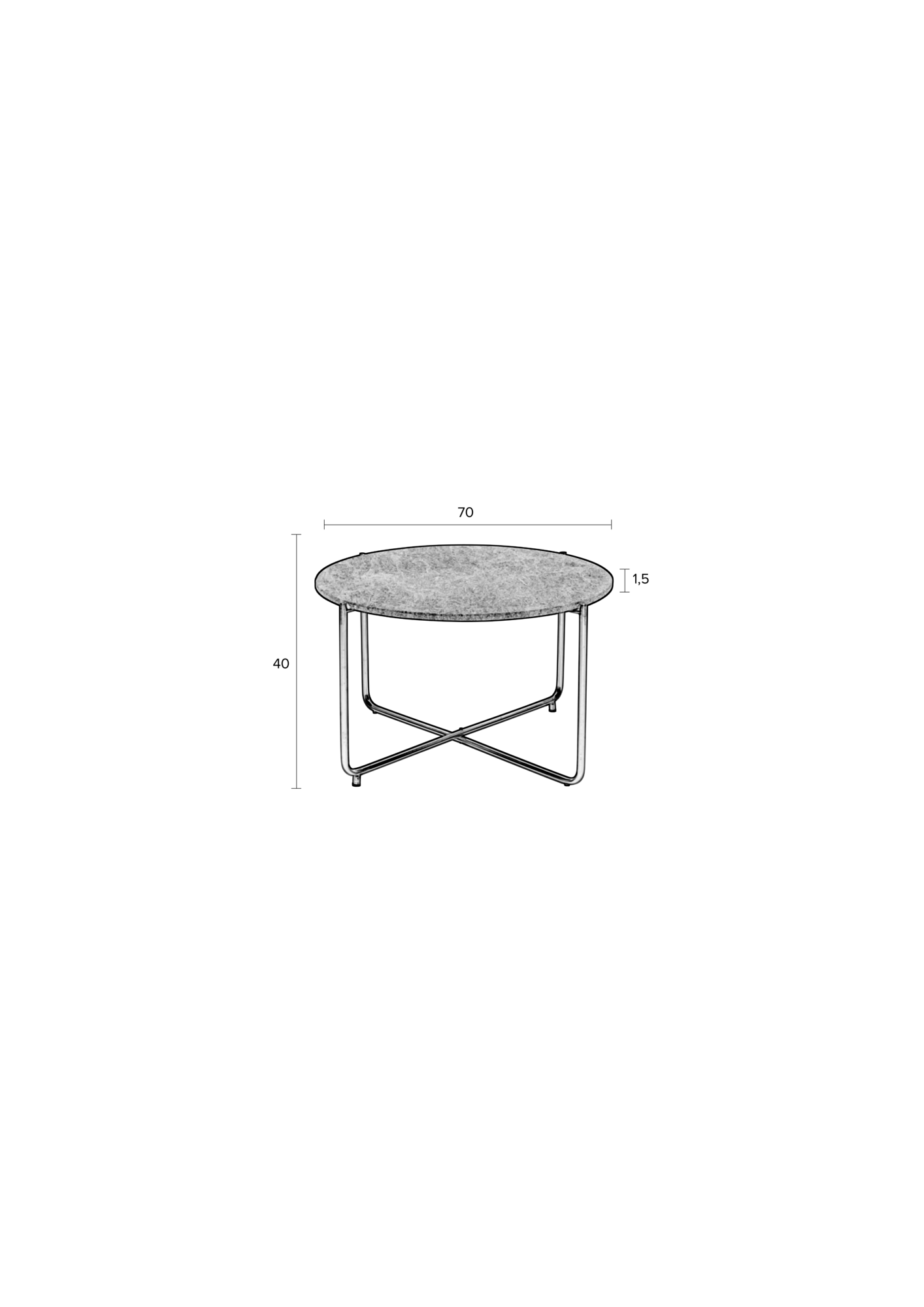 Salontafel Timpa groen