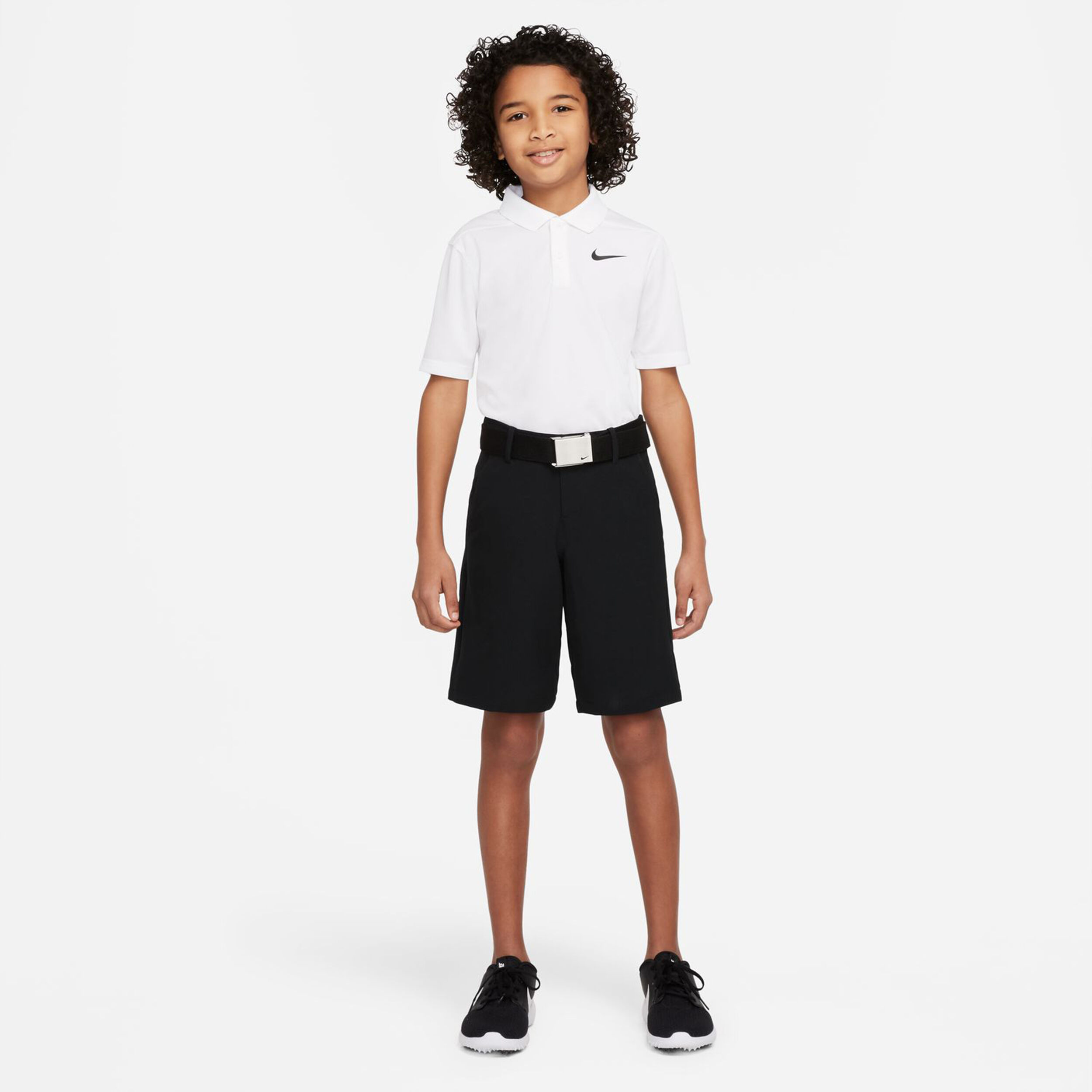 Nike Dri-Fit Victory Polo Garçons - Blanc , Noir