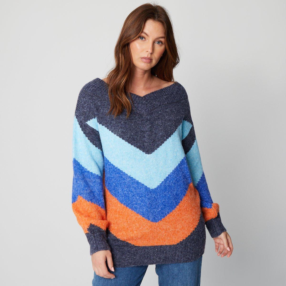 Be You Ladies Slouch Longline Jumper