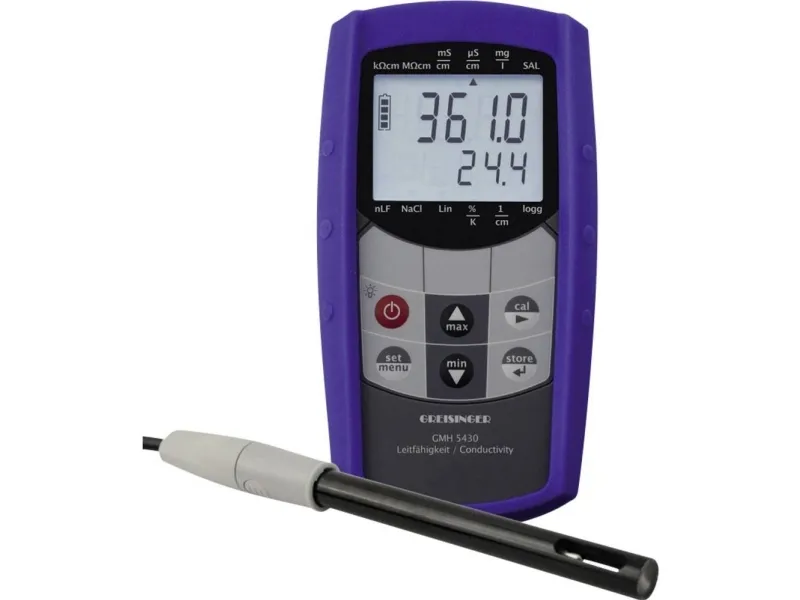 Greisinger GMH 5430-400 Kombi-måleapparat Ledningsevne, Salinitet, Opløste dele (TDS), Temperatur