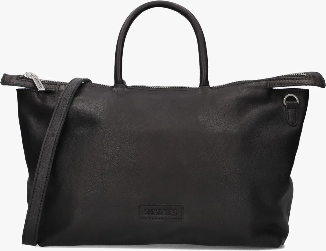 SHABBIES zwarte shabbies handtas belize