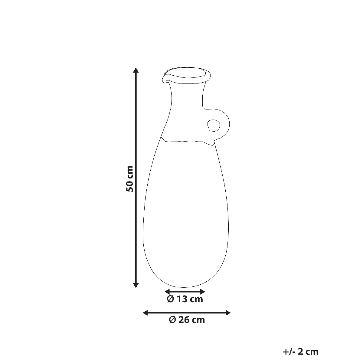 BELIANI Vase MARONEJA Vert