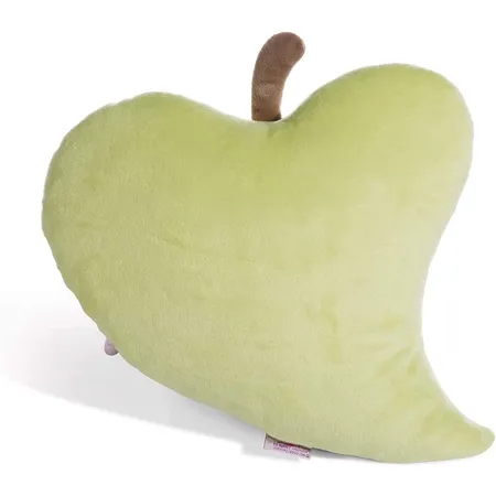 NICI Figürliches Kissen Blatt mit 3D Schmetterling aus Plüsch, grün