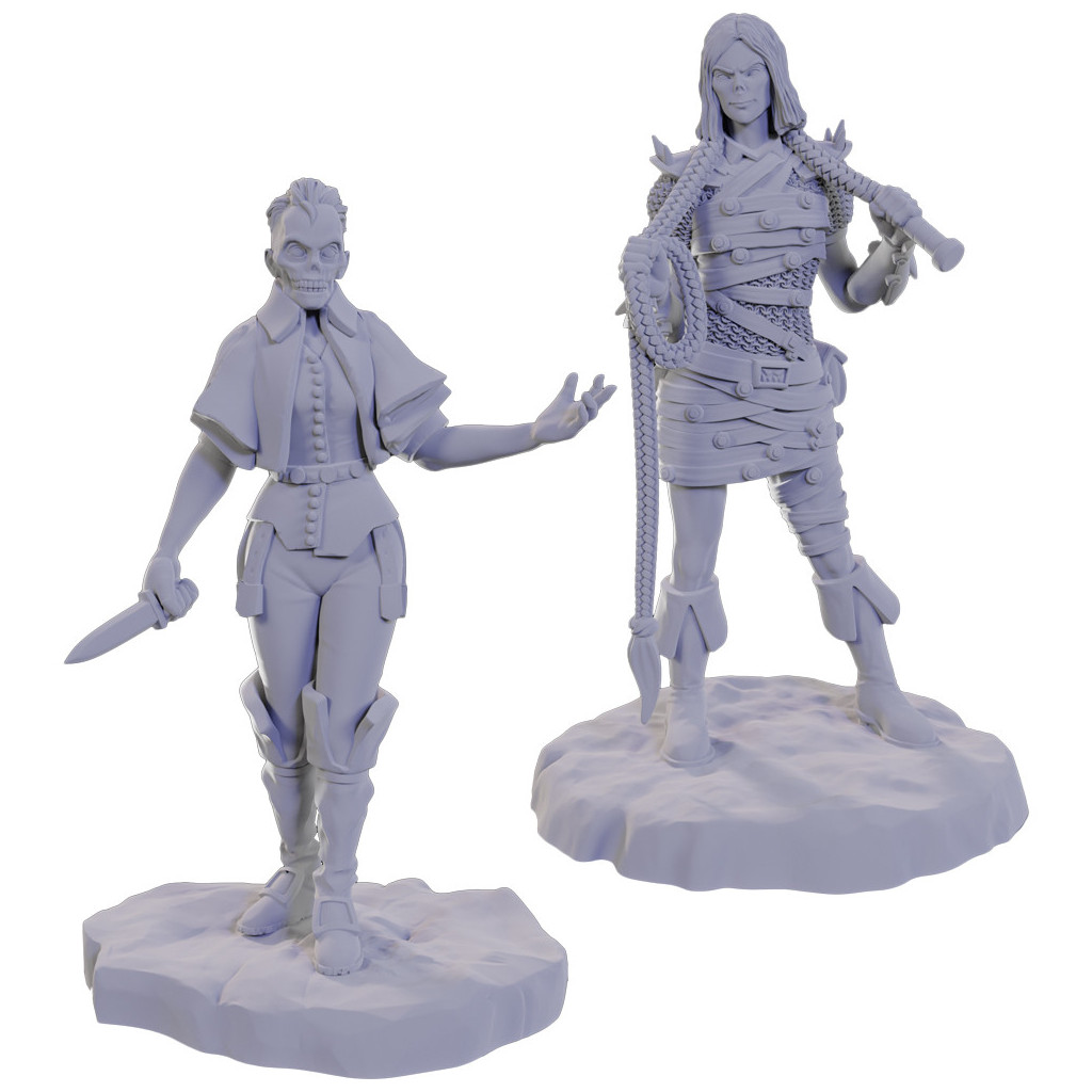 Pathfinder Deep Cuts Unpainted Miniatures: Urdefhan Lasher & Death Scout