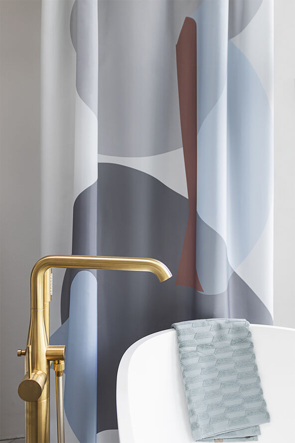 Mette Ditmer GALLERY shower curtain Light grey