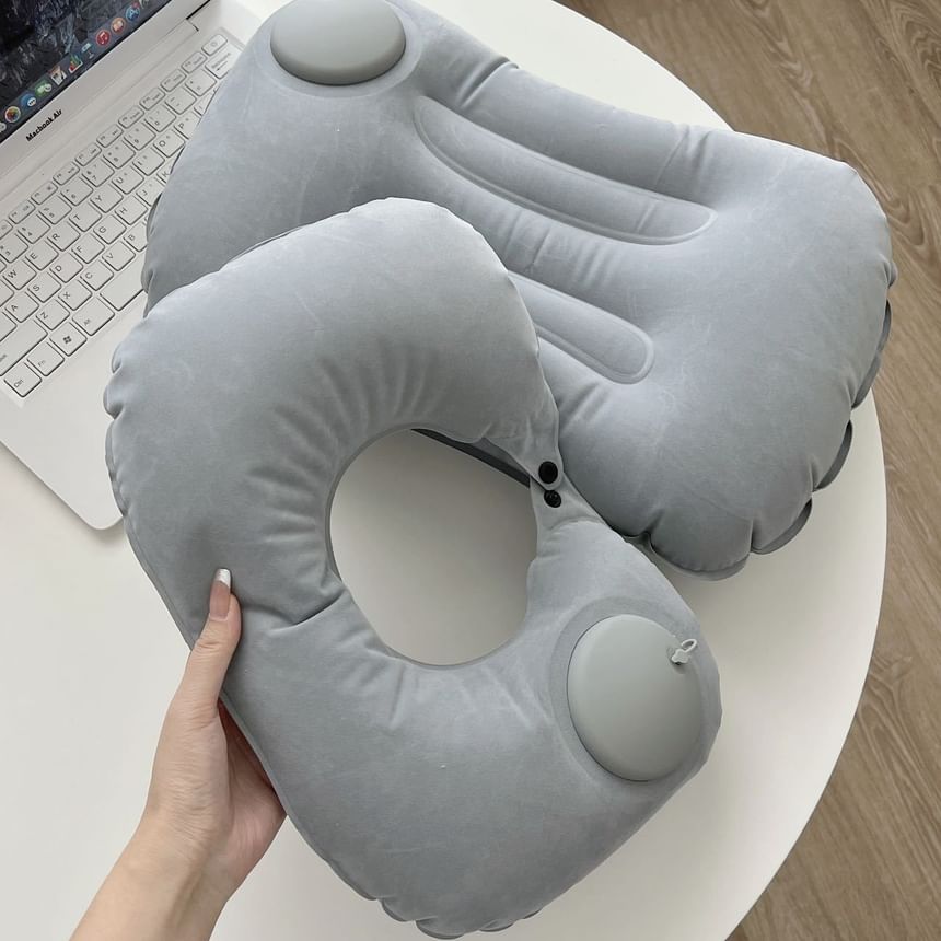 Casopic - Opblaasbaar nekkussen voor op reis (verschillende ontwerpen)