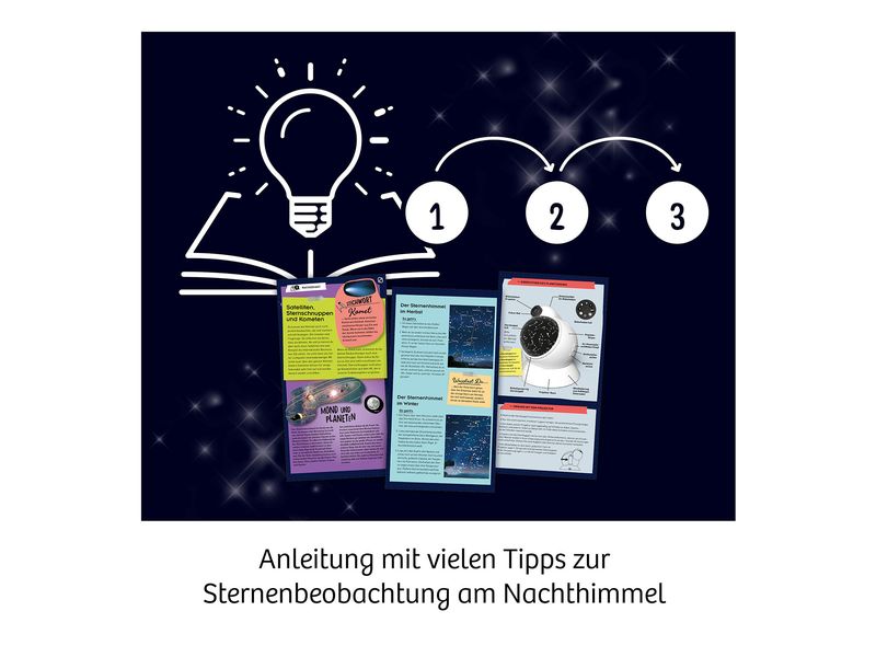 Kosmos Experimentierkasten Zimmer-Planetarium 2-in-1 Projektor
