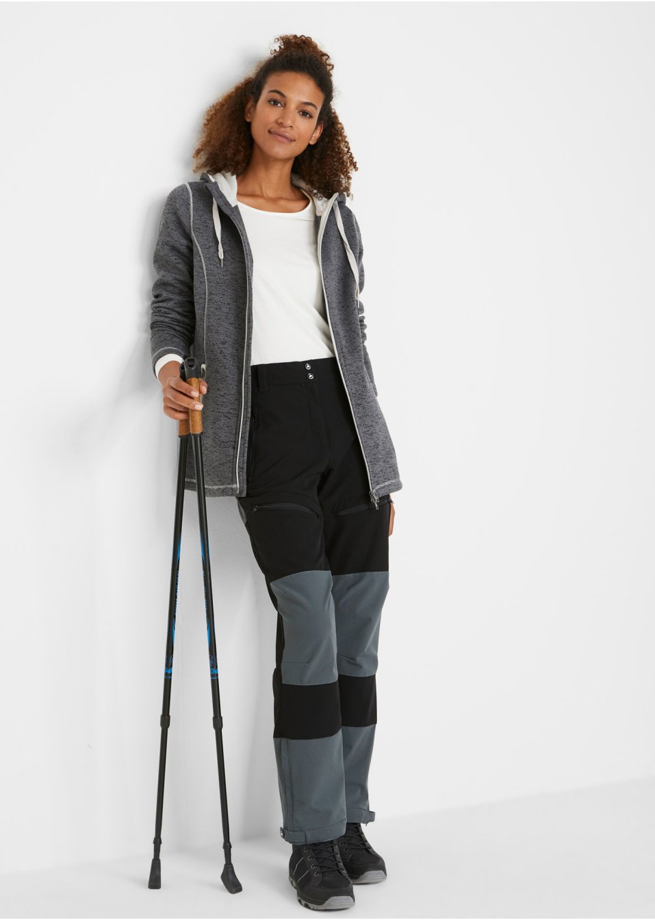 Pantalon softshell imperméable, évasé