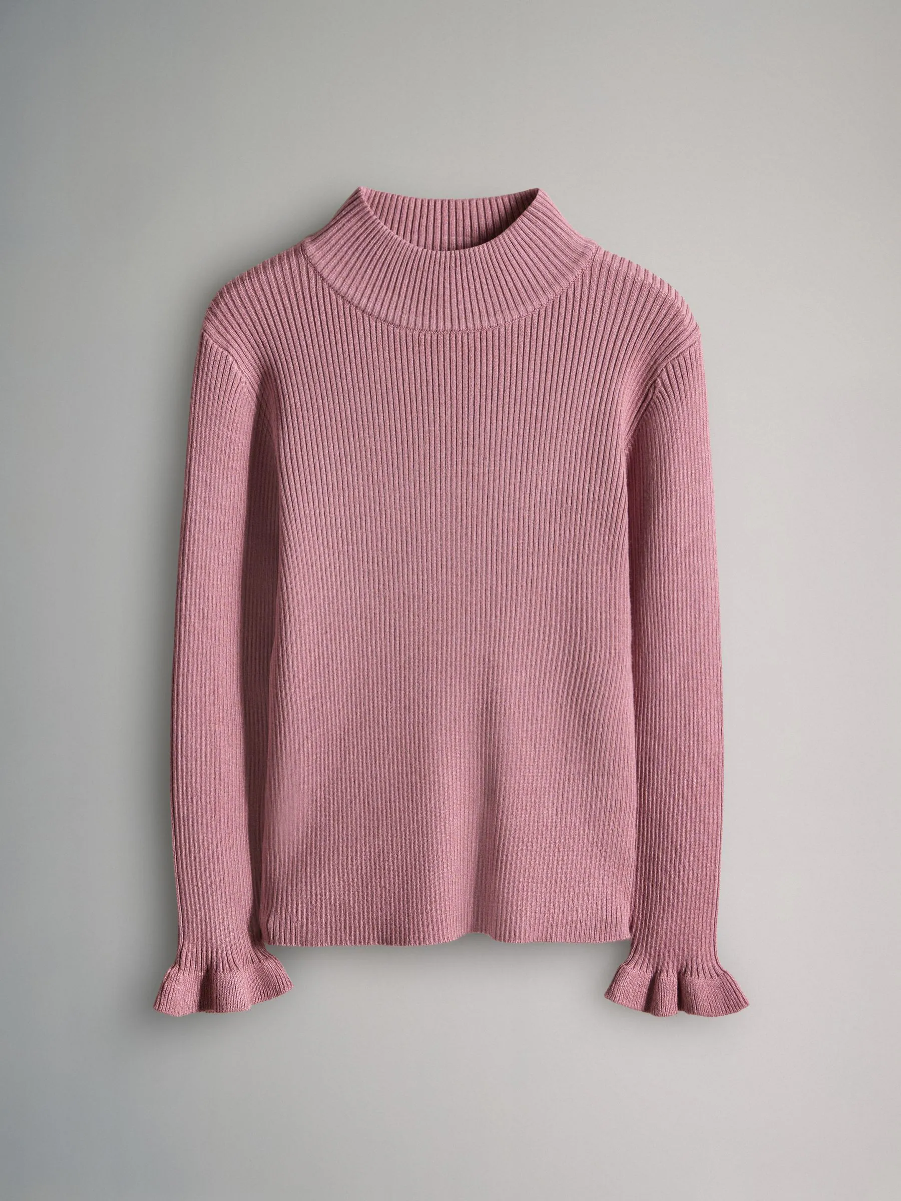 The Set 3 Pack Rib Knit Roll Neck Jumpers