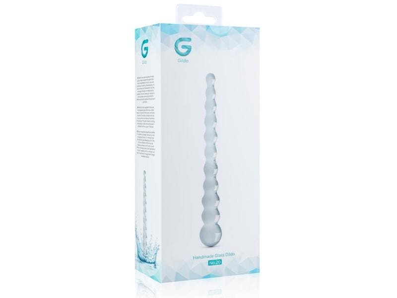 Glass Glass Dildo No. 20 Wasserfester Dildo aus Glas