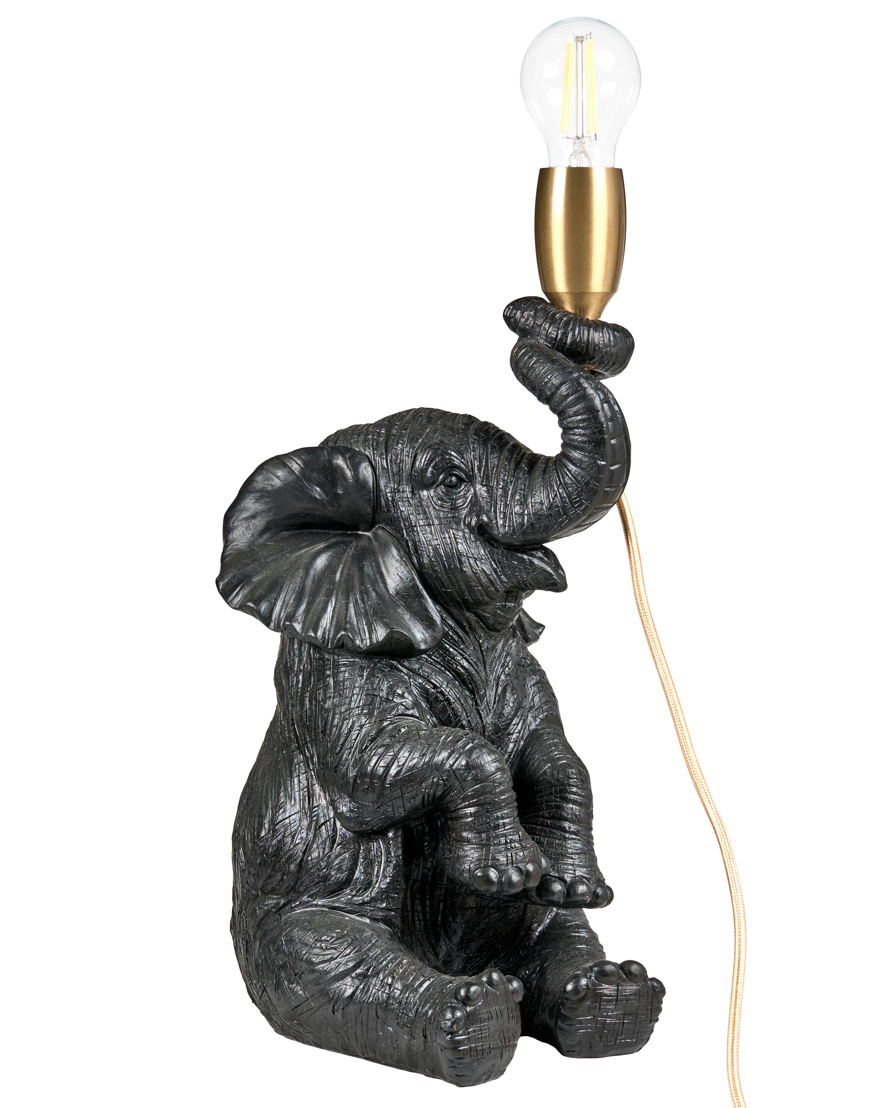Tafellamp Olifant FORTUNA Zwart