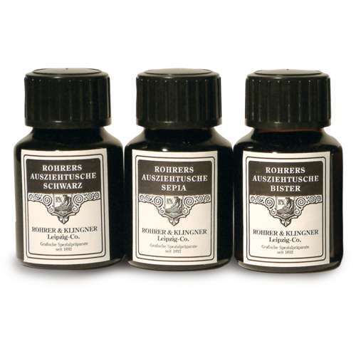 ROHRER & KLINGNER Ausziehtusche Schwarz