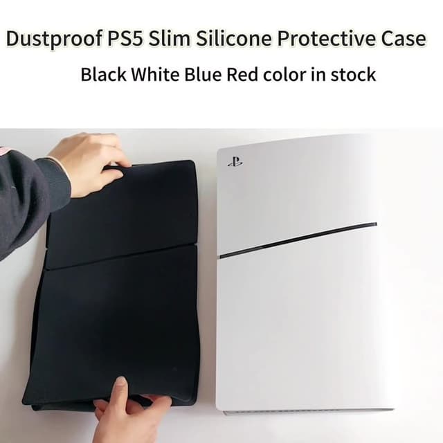 Til Sony PS5 Slim Anti-Scratch Console Protective Case Disc Edition