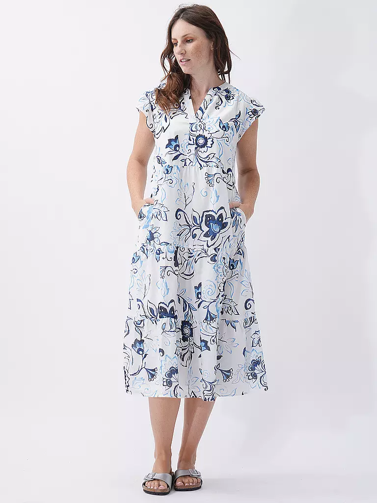 S.OLIVER Midikleid weiss