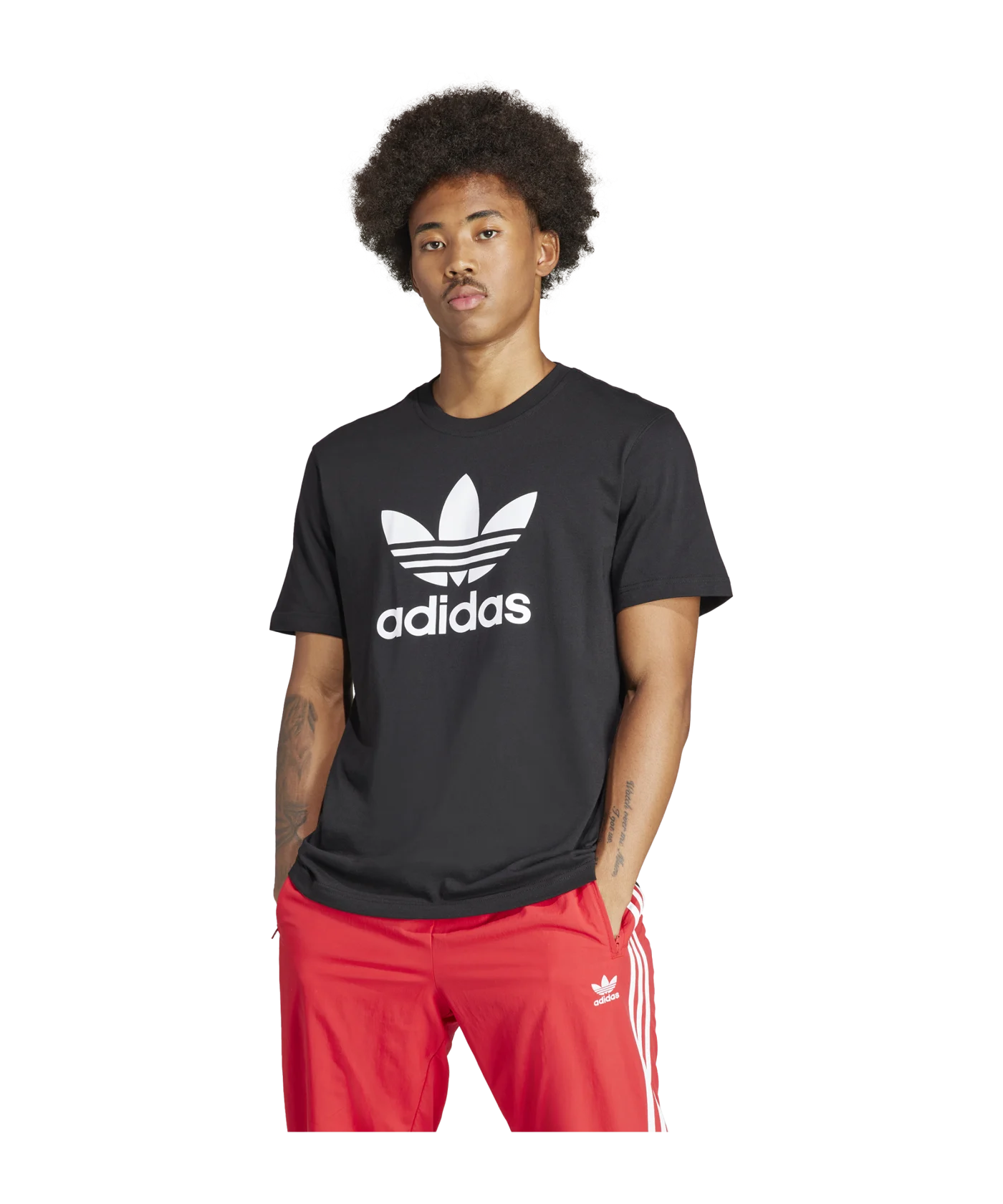 adidas Originals Adicolor Trefoil T-Shirt Schwarz
